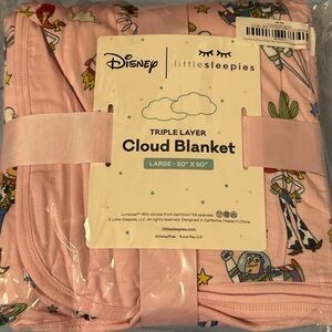 Disney Little Sleepies Pink Cloud Blanket Toy Story